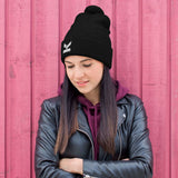 Pom-Pom Beanie with Embroidered Kodish Clothing logo *(Shipped from USA  only) Various colours