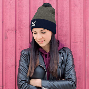 Pom-Pom Beanie with Embroidered Kodish Clothing logo *(Shipped from USA  only) Various colours